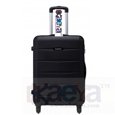 OkaeYa Safari Polycarbonate 65 cms Black Hardsided Suitcase (REGLOSS ANTISCRATCH 4W 65 BLACK)